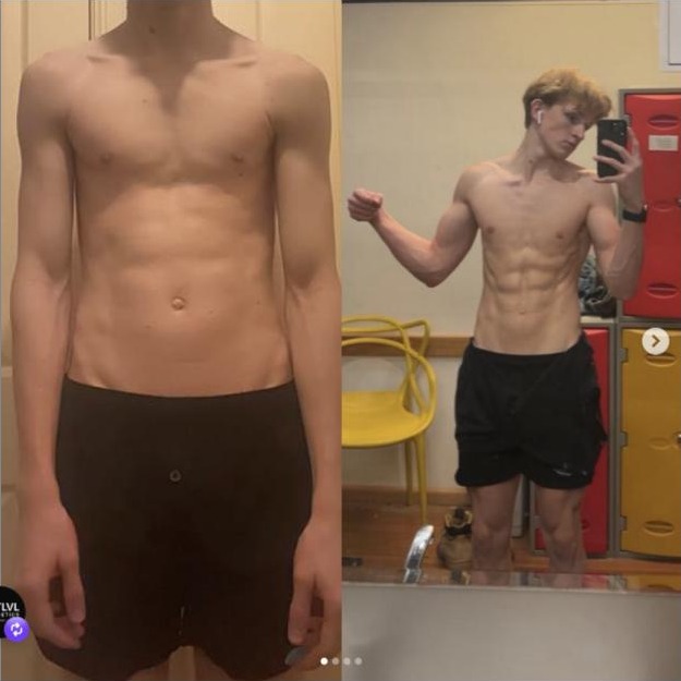 Jaiden before and after transformation